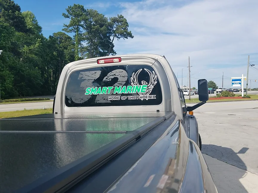 320 smart marine decal by elite sign services