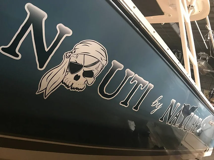 nice boat wrap by elite sign services