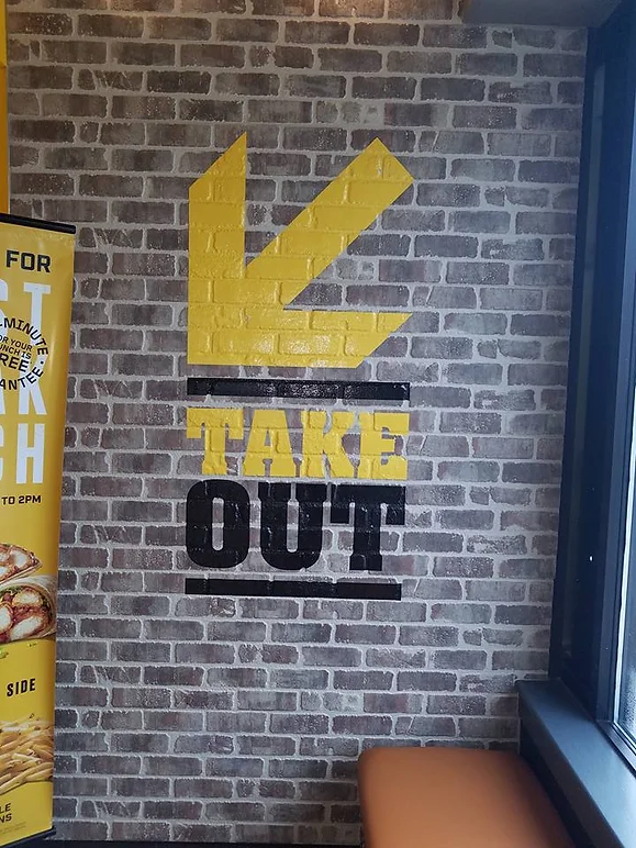 interior sign for buffalo wild wings by elite sign services