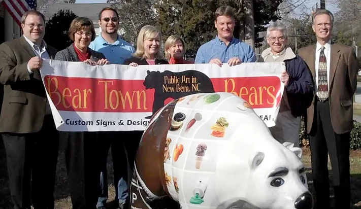 bear town bears banner by elite sign services