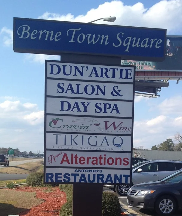 berne town square sign by elite sign services