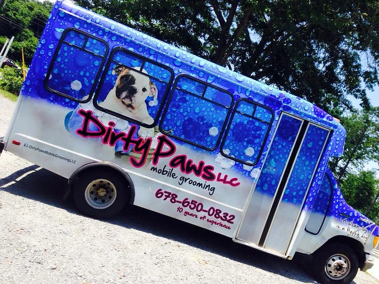 Mobile Dog Wash Wrap by Elite Sign Services