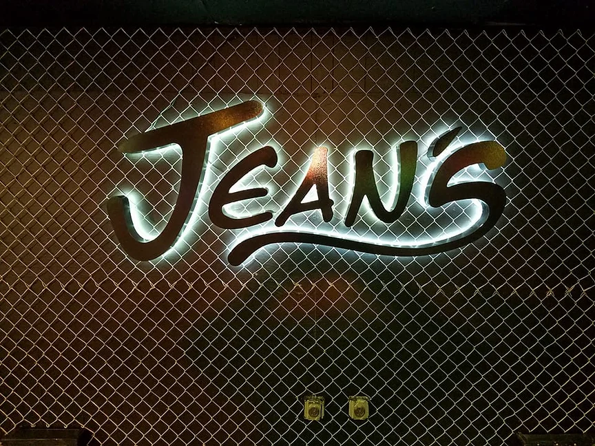 jean's place sign by elite sign services