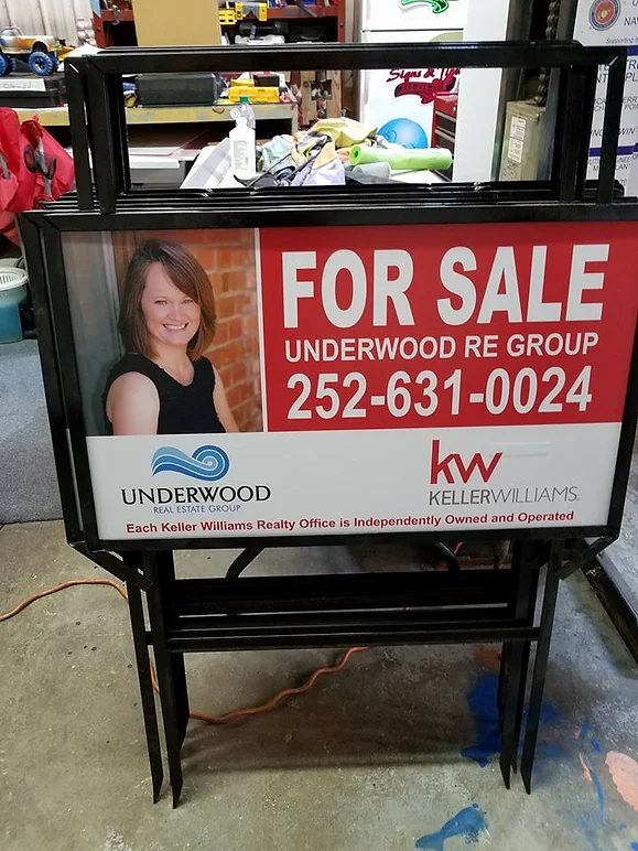 keller williams sign by elite sign services