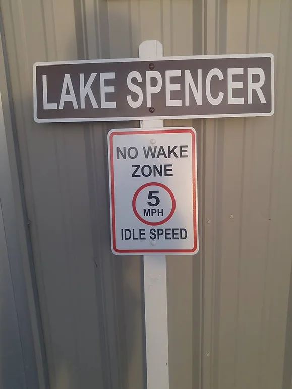 lake spencer small signs by elite sign services