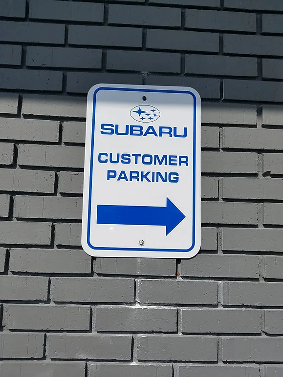 small sign for new bern subaru by elite sign services