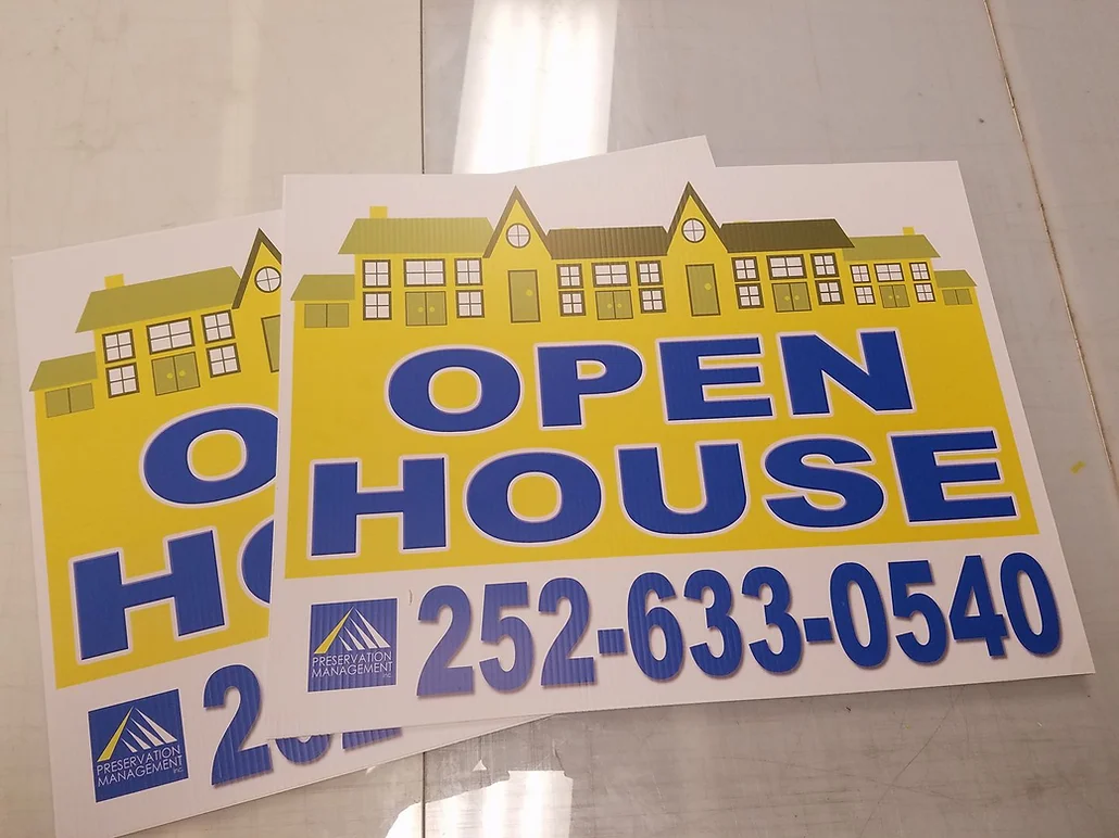 open house sign by elite sign services