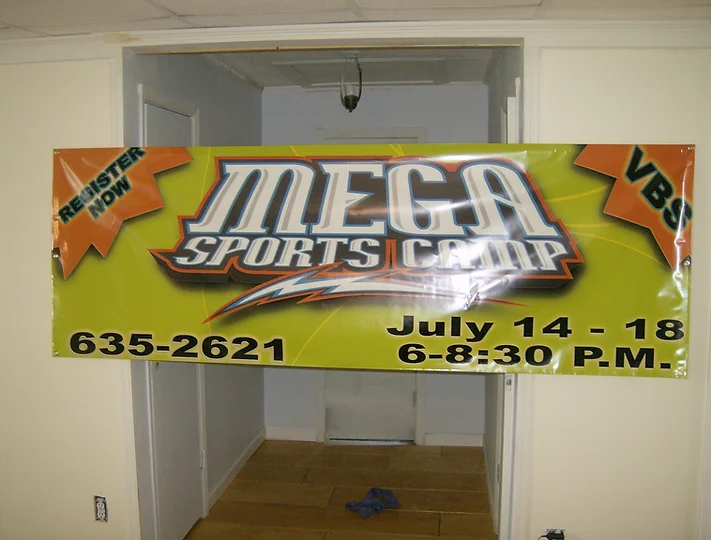 vacation bible school banner by elite sign services